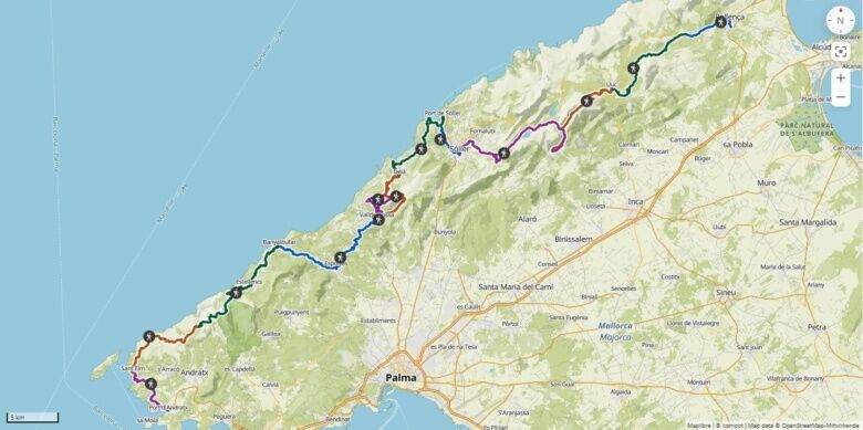 GR221 Länge – Wie lang ist Mallorcas berühmter Fernwanderweg? - TrailNation